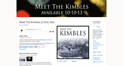 Desktop Screenshot of meetthekimbles.com