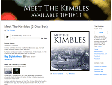 Tablet Screenshot of meetthekimbles.com